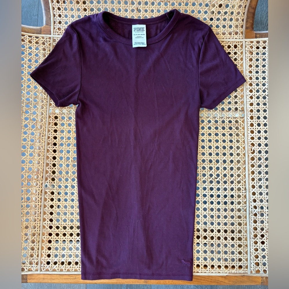 PINK Purple Short Sleeve T-Shirt